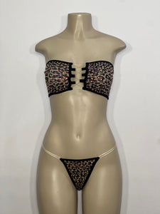 Tube Top Two Piece Leopard