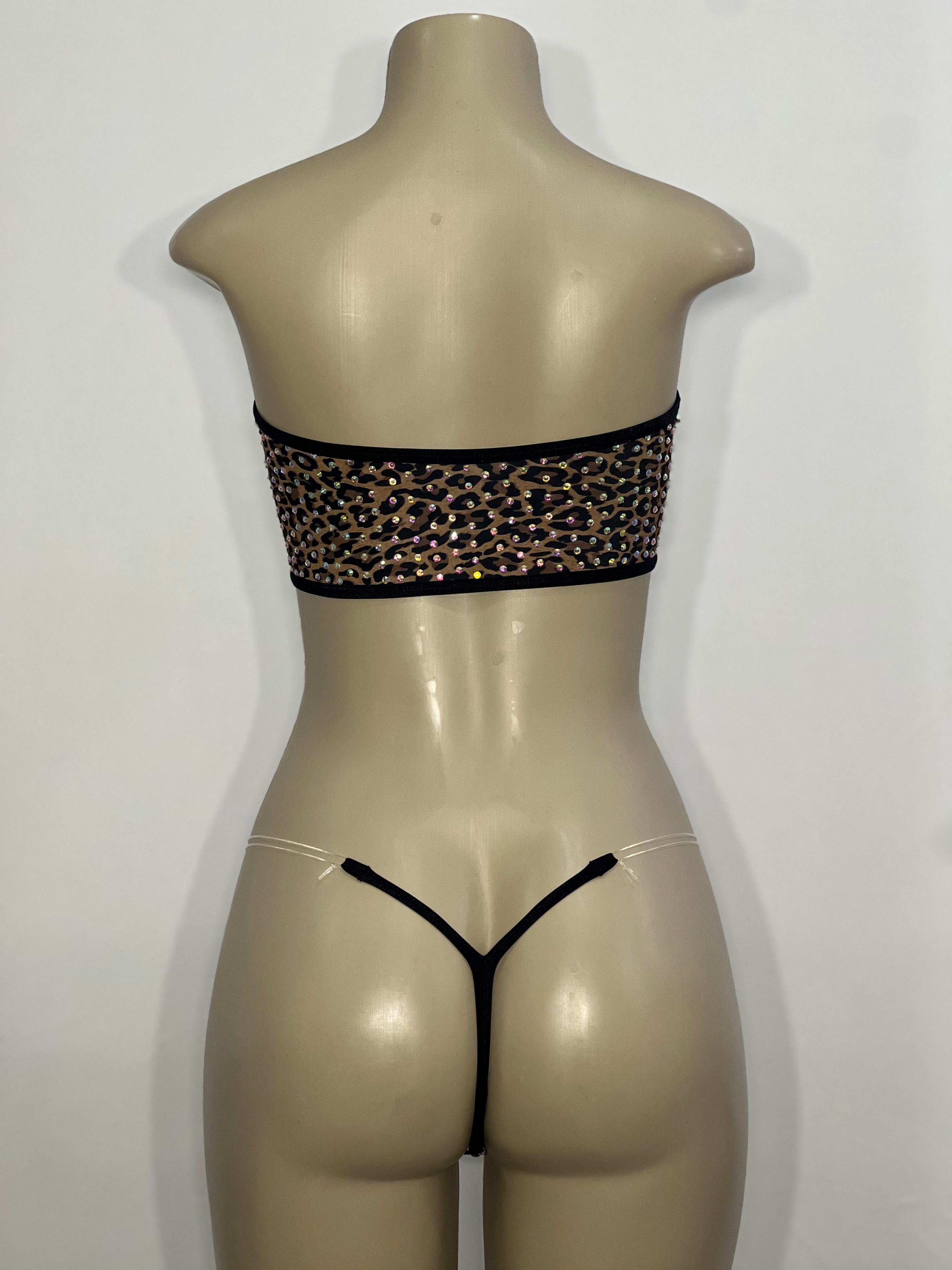 Tube Top Two Piece Leopard