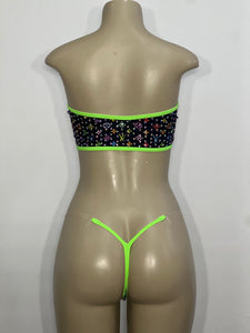 Tube Top Two Piece Colorful