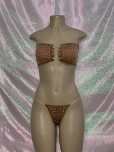 Tube Top Two Piece Caramel