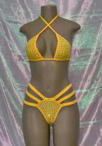 Three String Bikini Yellow