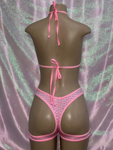 Layla Wrapped Short Set Baby Pink