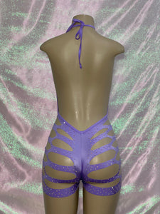 Cut Bodysuit Lilac