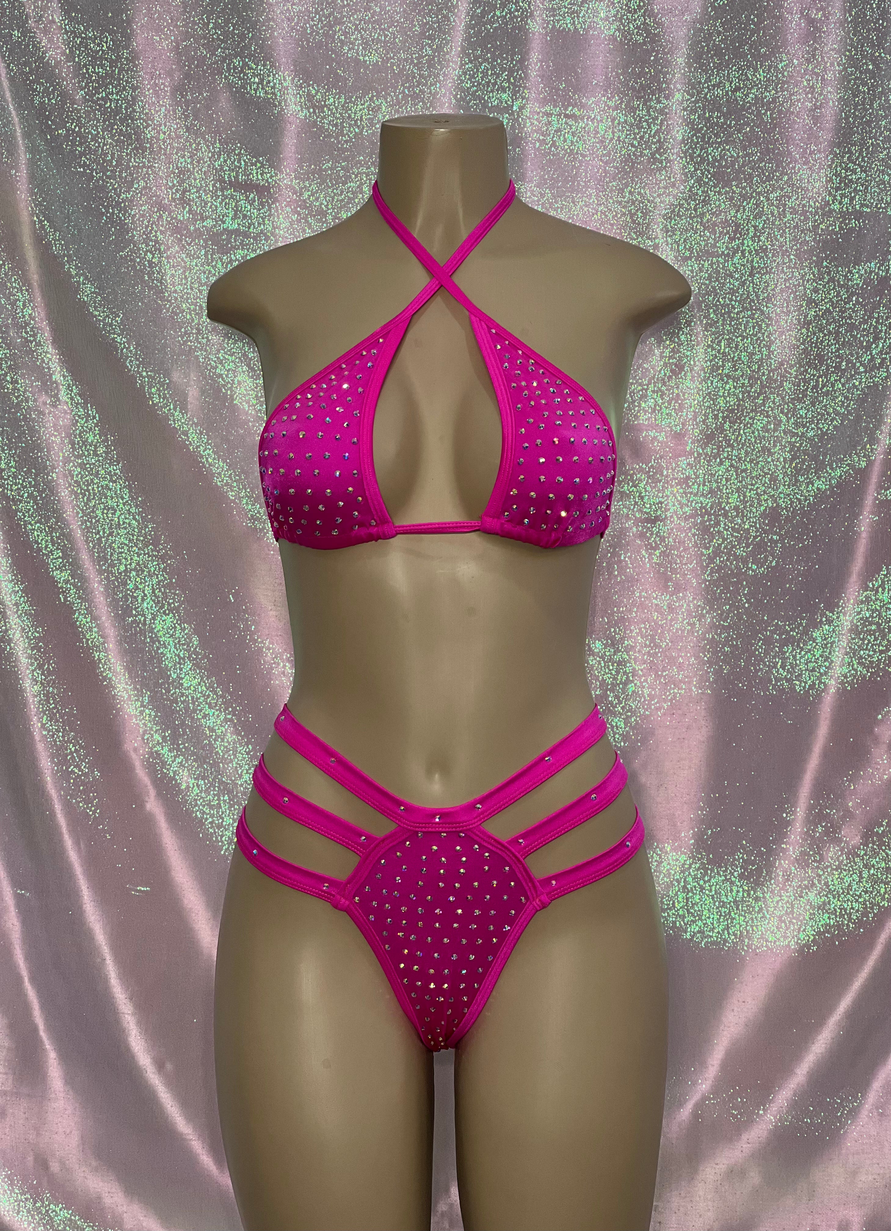 Three String Bikini Pink