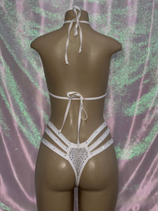 Three String Bikini White